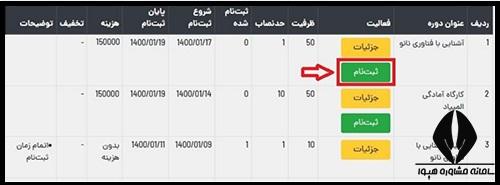 ورود به سامانه باشگاه نانو